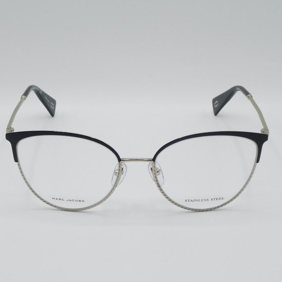 MARC JACOBS MARC 256 205 BLACK SILVER CAT EYE WOMEN'S EYEGLASSES FRAME 5… - Picture 4 of 11